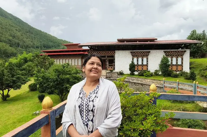 At the training venue, Thimphu, August 2025.